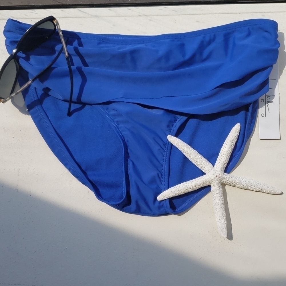 Nicole Miller high waisted bikini bottom
